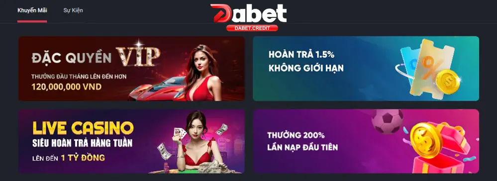 Chuyên mục Khuyến mãi DABET