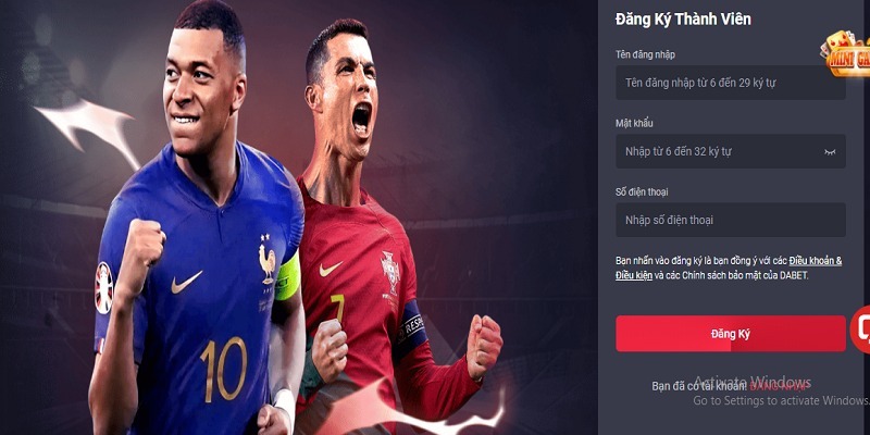 Những lưu ý quan trọng khi tạo tài khoản DABET