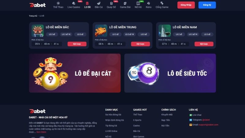 Lô đề DABET có giao diện thông minh đến mức nào?