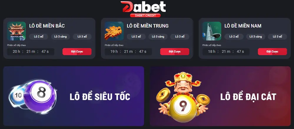 Sảnh lô đề DABET